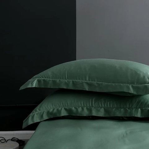 Housse de coussin en soie de murier 40x70