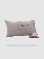 Housse de coussin haut de gamme 40x60cm 2pieces - Gris