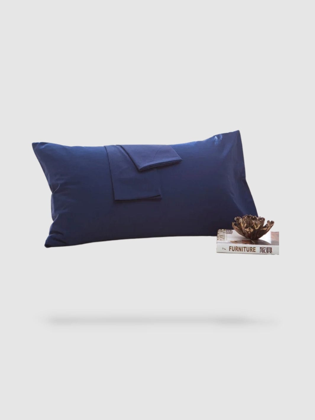 Housse de coussin haut de gamme 40x70cm 2pieces - Bleu