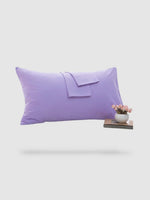 Housse de coussin haut de gamme 50x70cm 2pieces - Violet clair