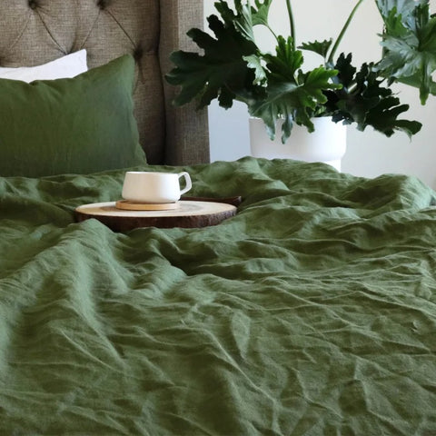 Drap plat en lin 180x200