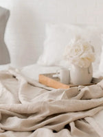 Drap plat en lin 120x200 - Lin