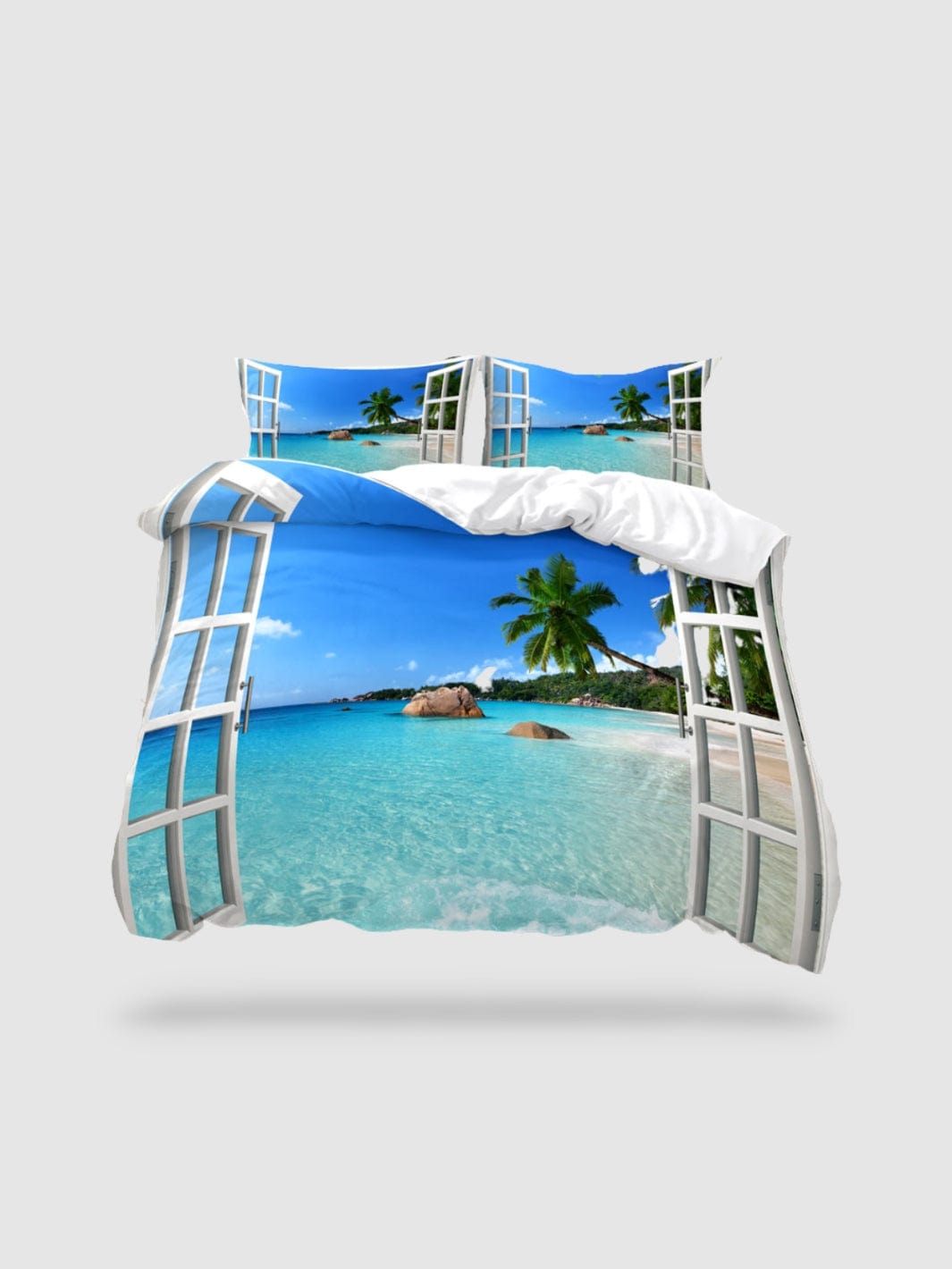 housse de couette bord de mer - 135x200cm