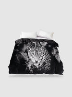 housse de couette motif tigre - 140x200cm