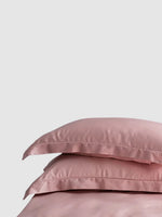 Housse de coussin en soie de murier 40x70 - Rose
