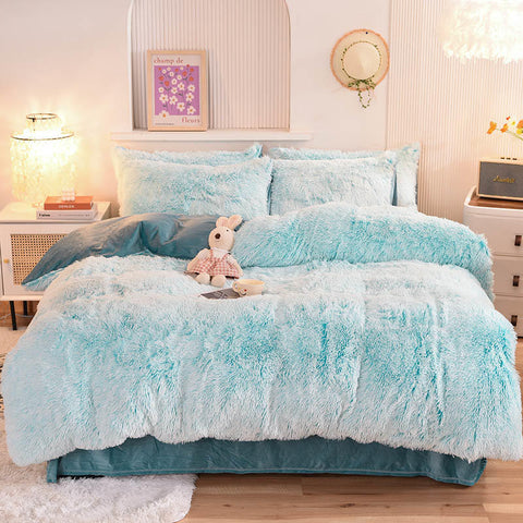 housse de couette en peluche