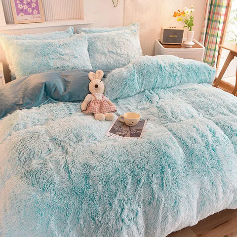 housse de couette en peluche