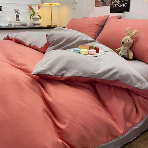 housse de couette couleur unie