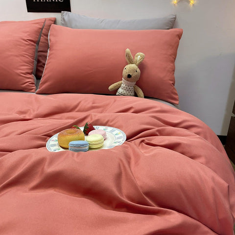 housse de couette couleur unie