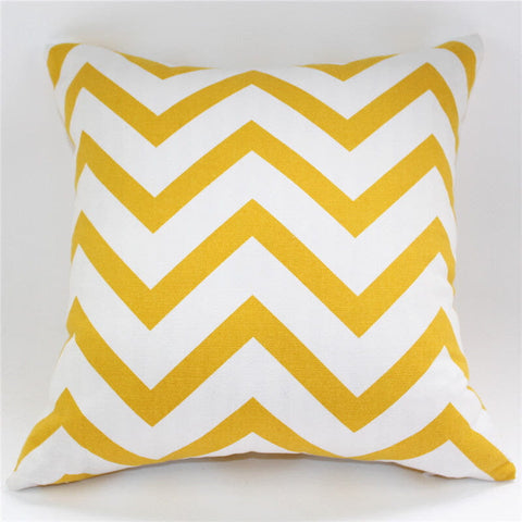 housse de coussin coton ondulé