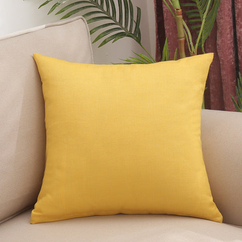 housse de coussin en lin