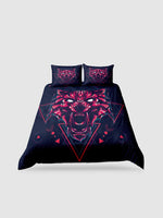 parure de lit loup 2 personnes - 135x200cm