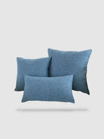 housse de coussin décoratif 50x50 - Bleu