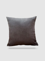 housse de coussin velours 50x50 - Gris foncé