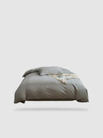 housse de couette 100% coton égyptien 200x230 - Gris