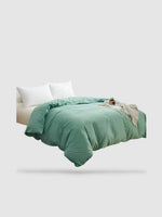 housse de couette en coton 220x240 - Vert