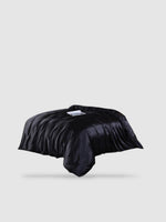 Housse de couette en soie de mûrier 260x240 - Noir