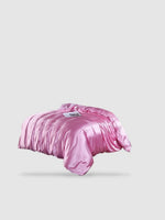 Housse de couette en soie de mûrier 260x240 - Rose bonbon