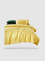 housse de couette haut de gamme 250x270 - Jaune