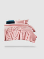housse de couette haut de gamme 250x270 - Rose