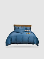 housse de couette coton Bédouins 200x230 - Bleu