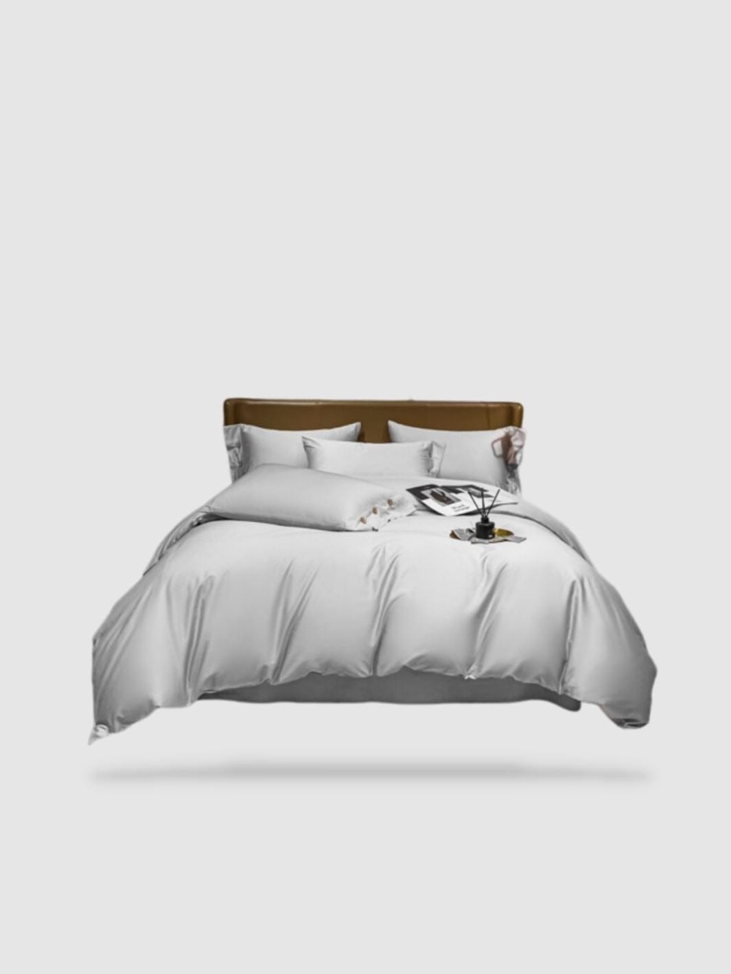 housse de couette coton Bédouins 200x230 - Gris