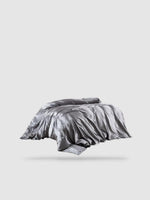 housse de couette satin de coton 180x200 - Gris