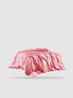 housse de couette satin de coton 180x200 - Saumon