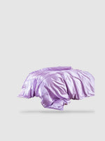 housse de couette satin de coton 180x200 - Violet clair