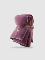 housse de couette polaire 200x230 - Mauve