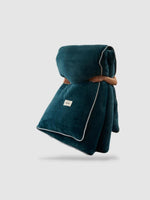 housse de couette polaire 180x220 - Bleu