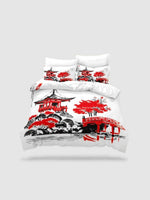 housse de couette style japonais 140x210 - Motif 3