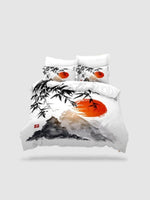 housse de couette style japonais 135x200 - Motif 4