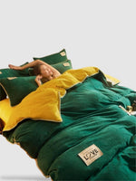 housse de couette d’hiver 200x230 - Vert/jaune