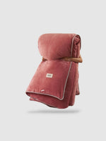 housse de couette polaire 220x240 - Rose