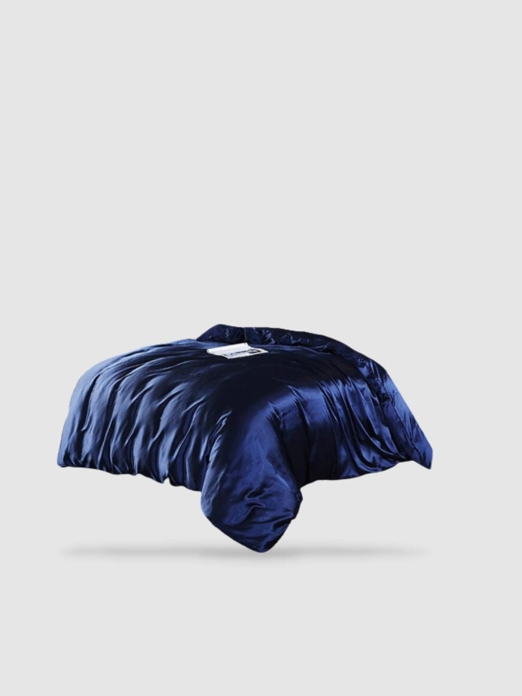 Housse de couette en soie de mûrier 230x230 - Bleu nuit