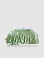 Housse de couette en soie de mûrier 230x230 - Vert pomme