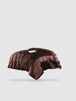 Housse de couette en soie de mûrier 150x200 - Marron foncé