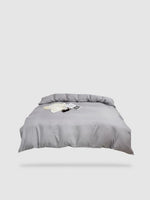 housse de couette tibétaine 150x200 - Gris clair