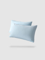 housse de coussin 100% coton 50x70 2 pièces - Bleu clair