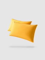 housse de coussin 100% coton 50x70 2 pièces - Orange