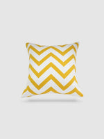 housse de coussin coton 40x40 - Jaune