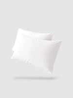 housse de coussin 100% coton 40x40 1 pièces - Blanc