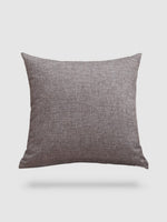 housse de coussin en Coton de lin 45x45 - Gris