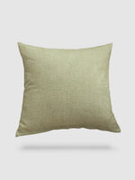 housse de coussin en Coton de lin 45x45 - Vert