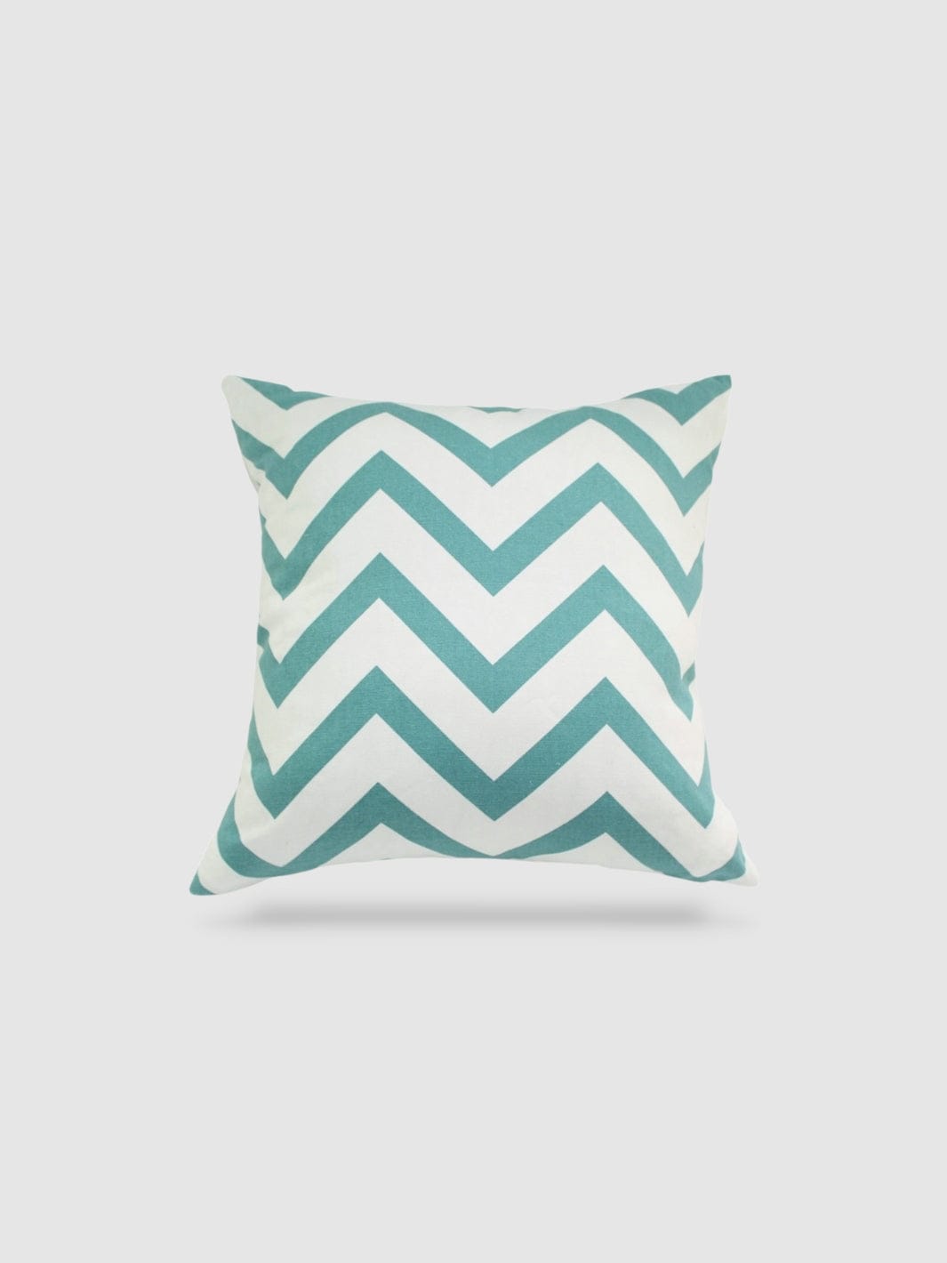 housse de coussin coton 45x45 - Turquoise
