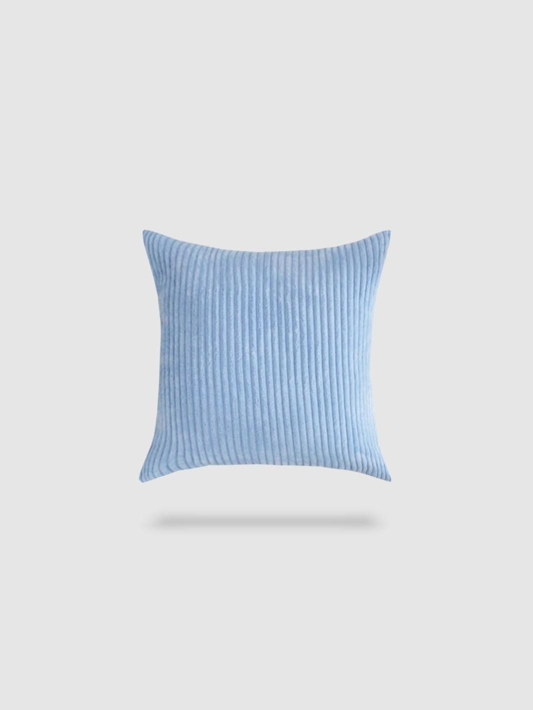 housse de coussin en Velours côtelé 50x30 - Bleu clair