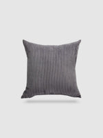 housse de coussin en Velours côtelé 65x65 - Gris foncé