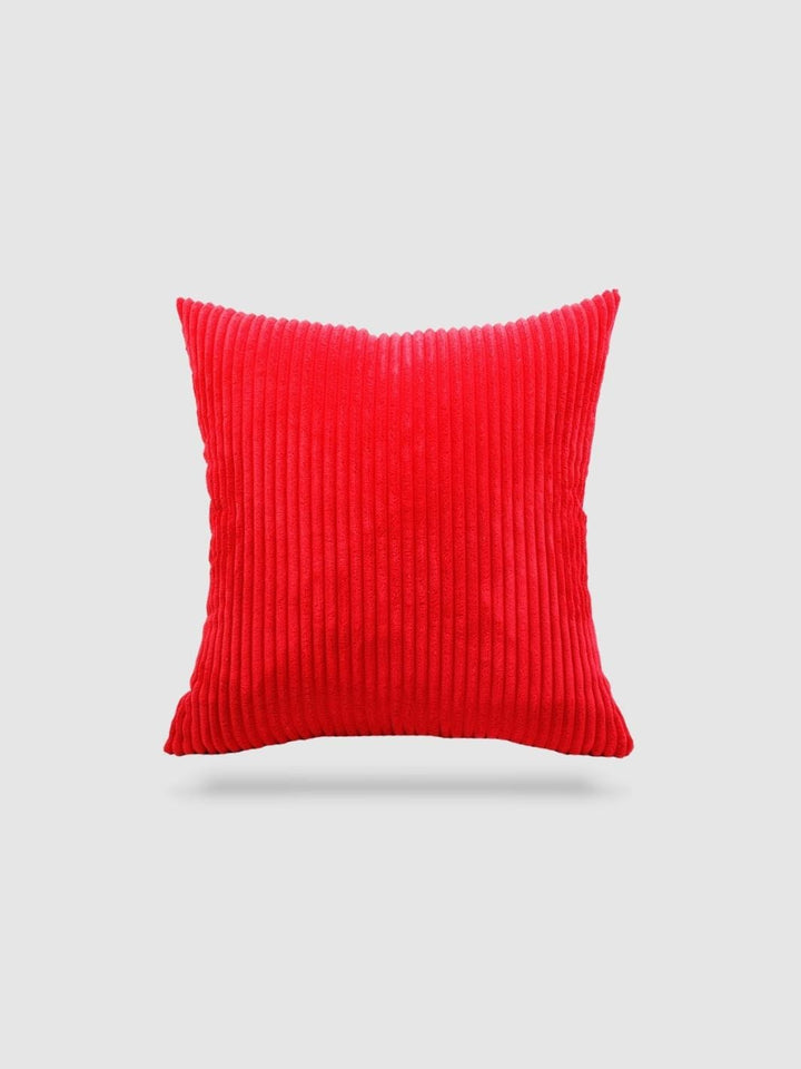 housse de coussin en Velours côtelé 65x65 - Rouge