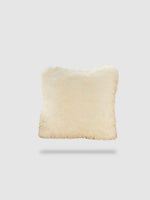 housse de coussin en fourrure 45x45 - Beige